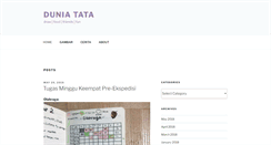 Desktop Screenshot of duniatata.com